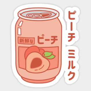 Peach Milk Sticker